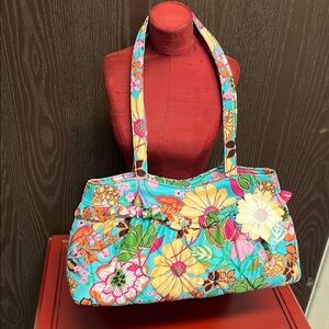 Vera Bradley Tropical Floral Shoulder Bag
